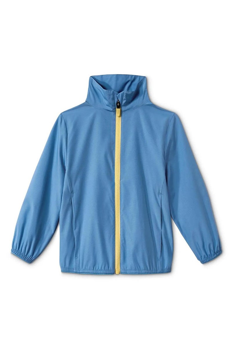 Tchibo Kid Boys Packable Full Zip Jacket, Blue - Image 2
